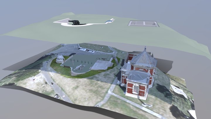 Gardens Battery & Dominion Observatory 3D Model