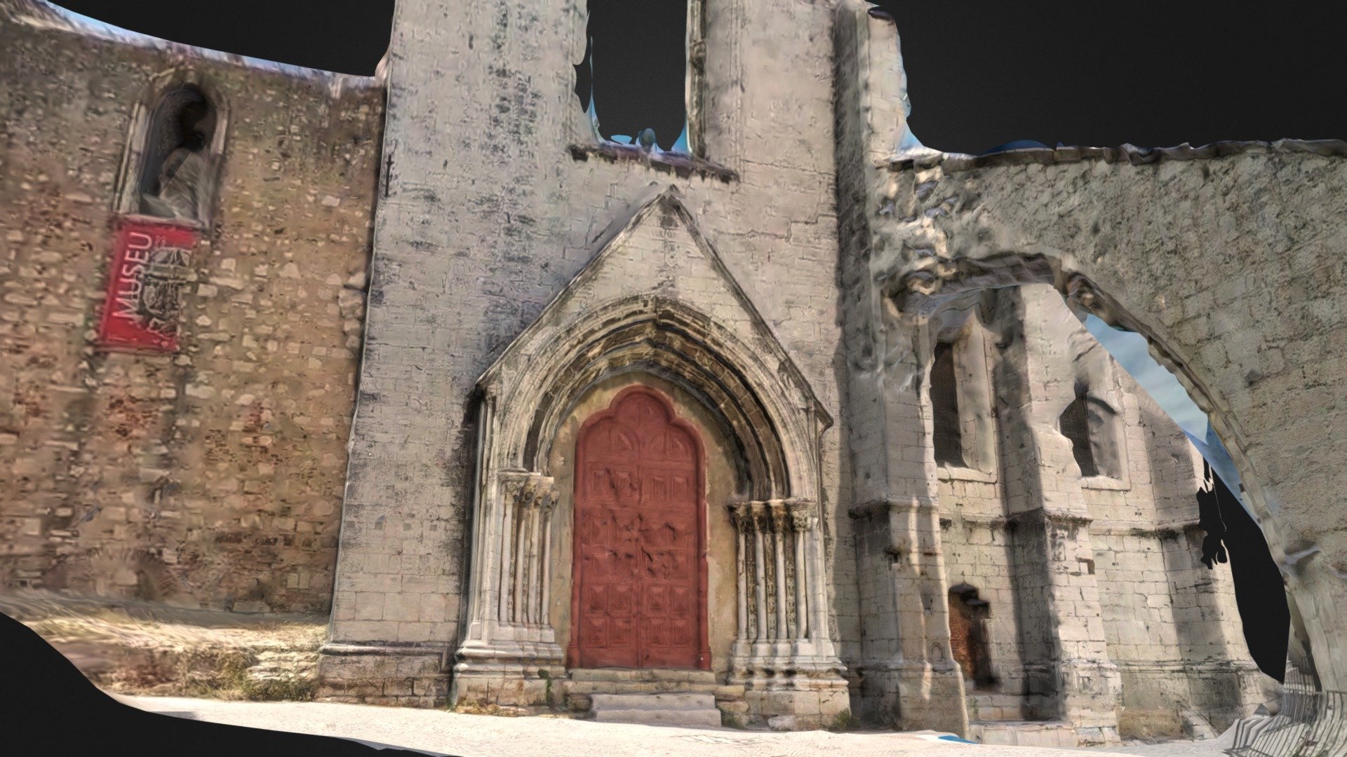 Pórtico Lateral, Convento do Carmo
