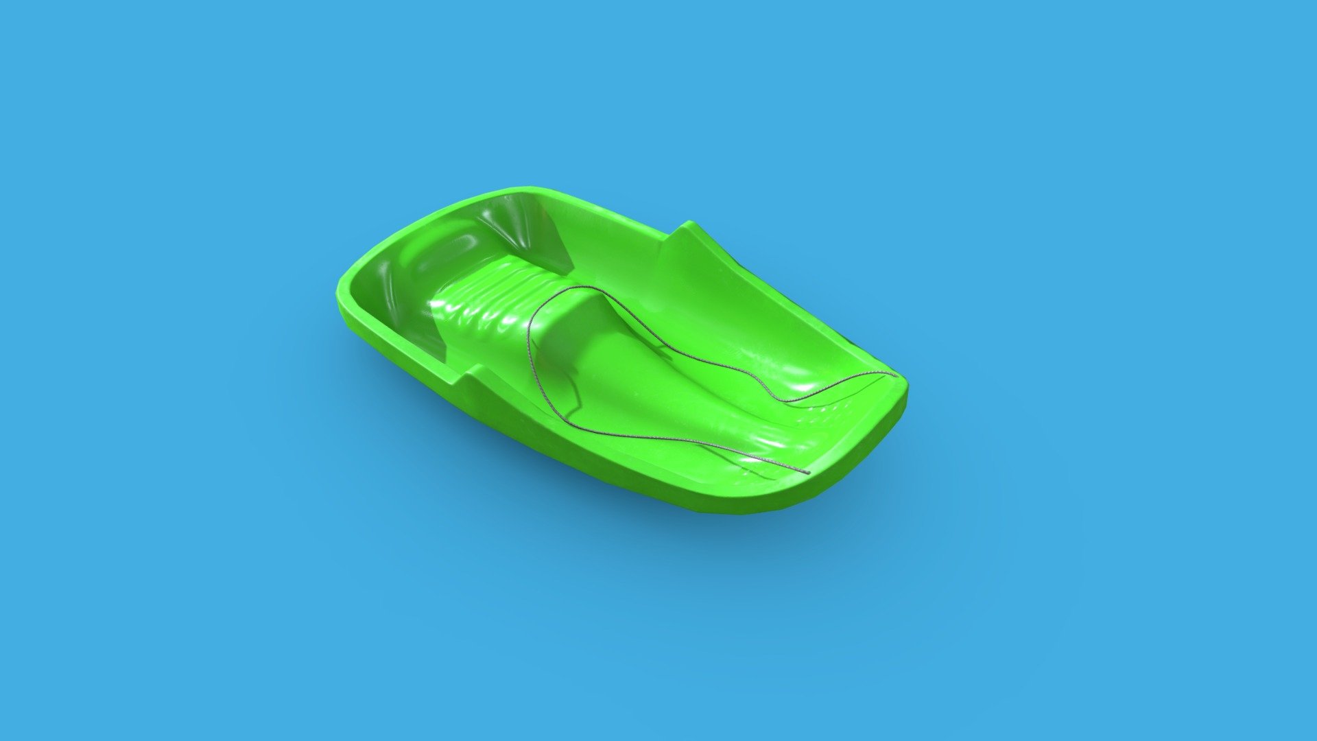 Plastic Sled | Game Assets - 3D model by PropDrop (@PropDrop.xyz ...
