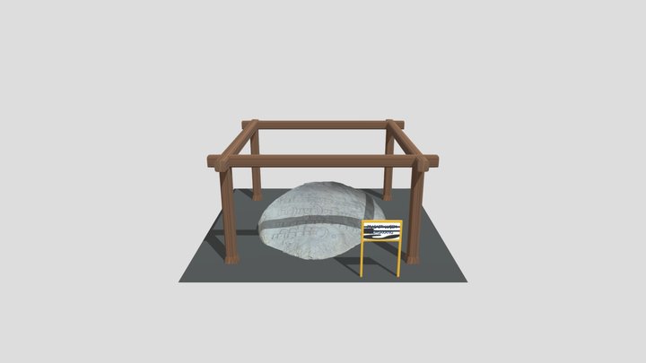 Prasasti Lucem Pohsarang 3D Model