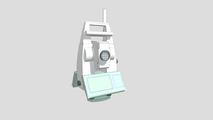 Leica total station TS16 3D Model