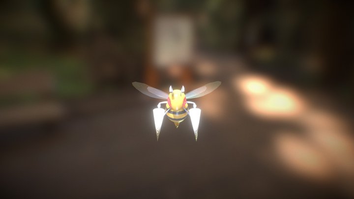 Beedrill-Animation 3D Model