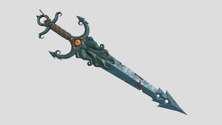 Anchor Sword 3D Model