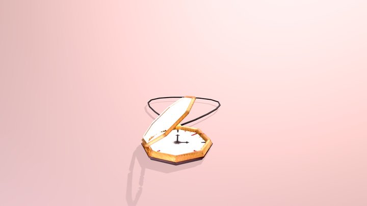 SM_ Pocket_ Watch 3D Model