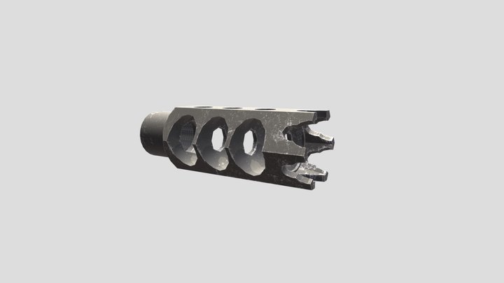 DTK Zenit 5.45x39 for Ak-74 3D Model