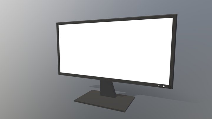 PC monitor 3D Model