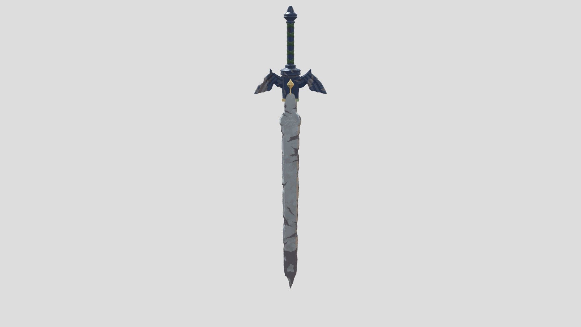 Master Sword Worn Model - 3D model by SirNoodle1 [8a20fcd] - Sketchfab