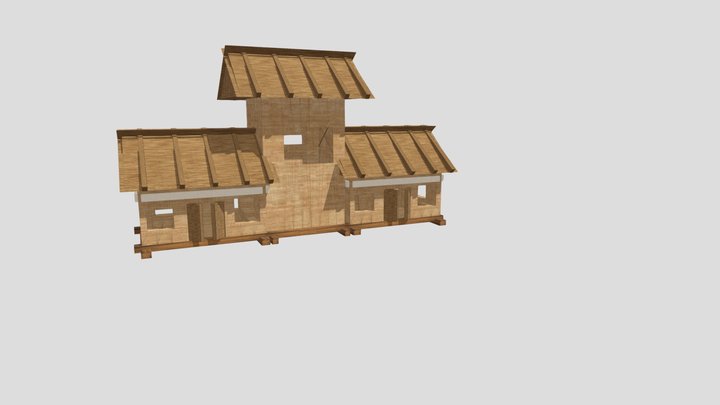 medieval hut 3D Model