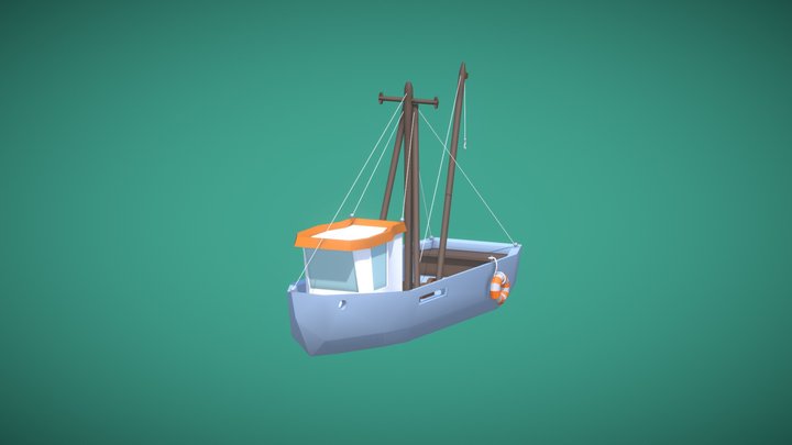Fishing Boat (asset) 3D Model
