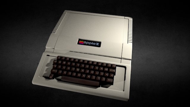 Apple II 3D Model