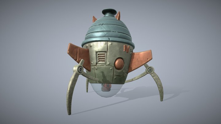 N.Sane Rocket 3D Model