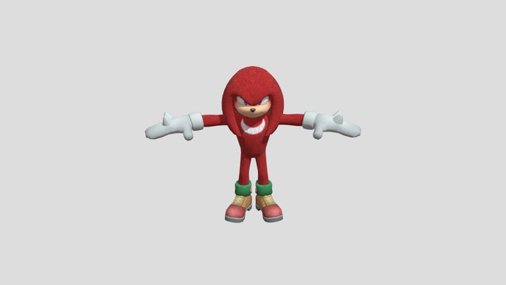 movie Knuckles 3D Model