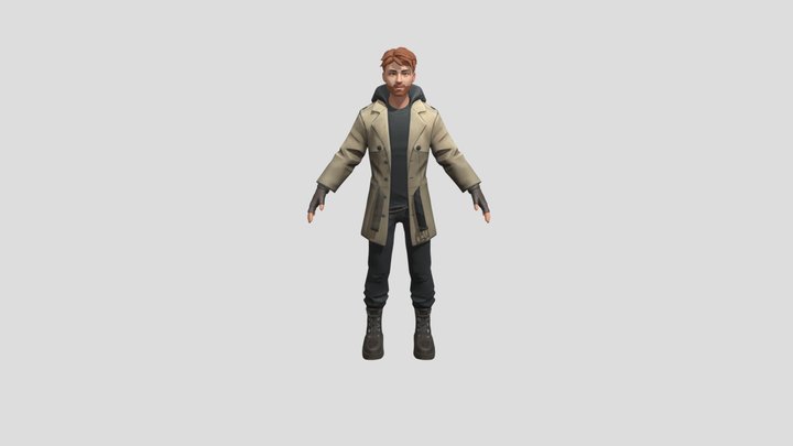 The Dark Internet: Detective player 3D Model