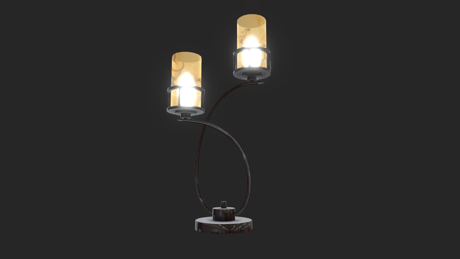 3D model HGPL-54 - This is a 3D model of the HGPL-54. The 3D model is about a group of light bulbs.