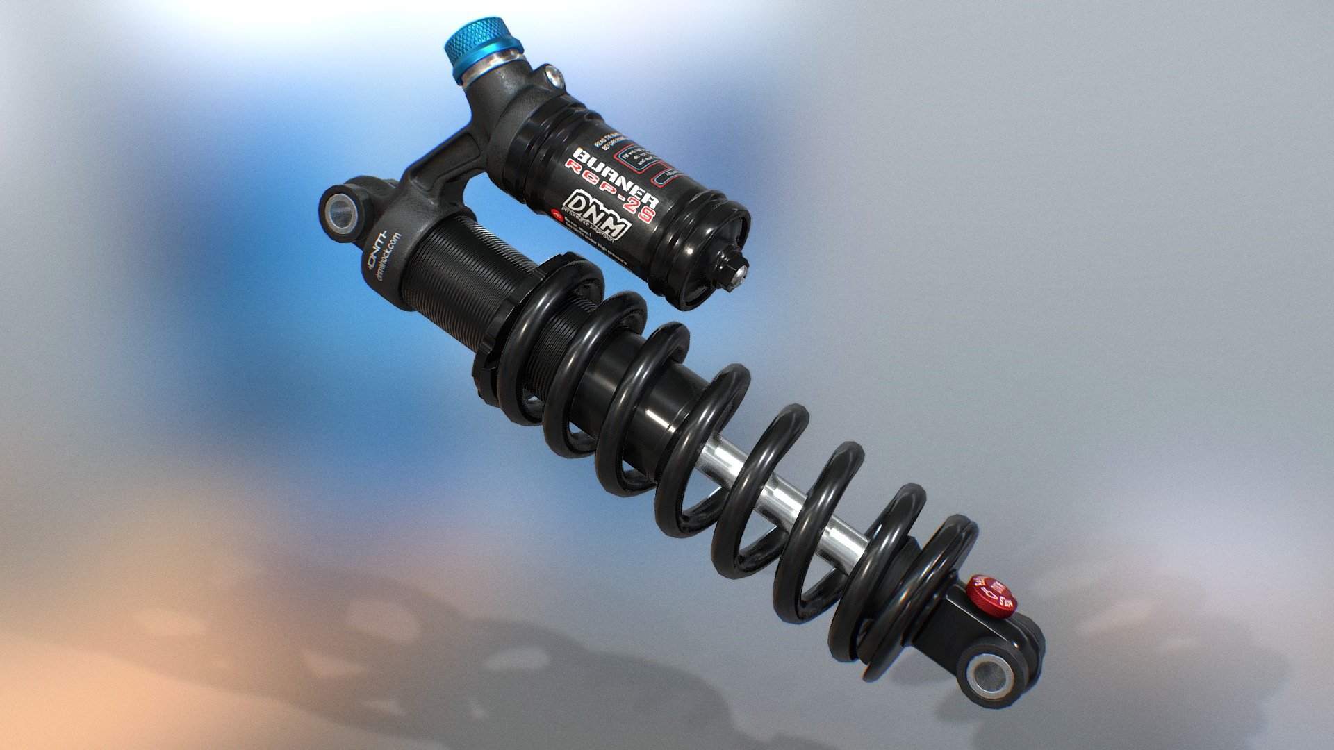 MTB Coil Shock DNM - Buy Royalty Free 3D Model By 3dJNCTN (@surajrai18 ...