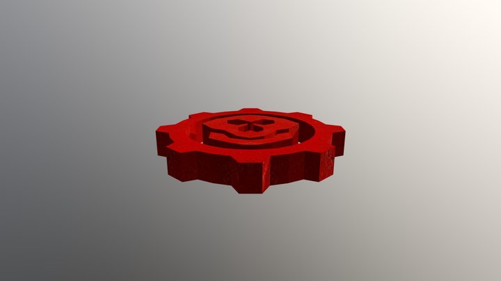 Gears of War - Low Poly Icon 3D Model
