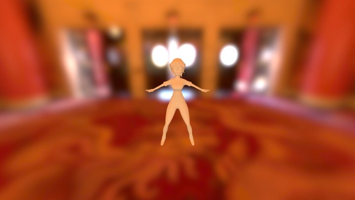Cat Lady 3D Model