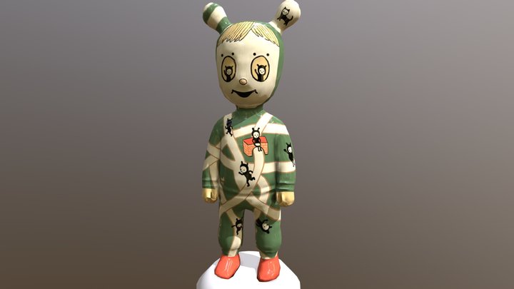 Figure Lladró - The Guest: Devilrobots 3D Model