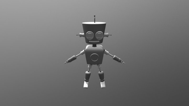 Tin Man 3D Model