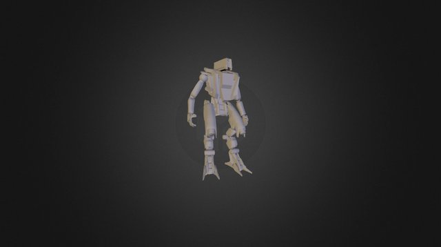 Mechbot rough mesh 3D Model