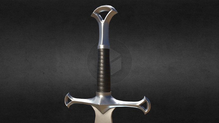 Medival Knife 3D Model