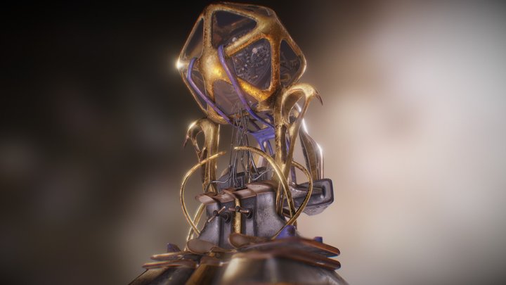 Dwarven Eternity Clock 3D Model