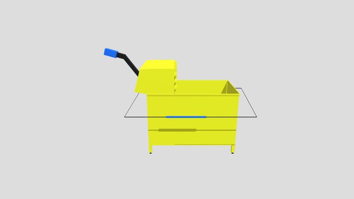 Mop Bucket – Modello 3D gratuito STL