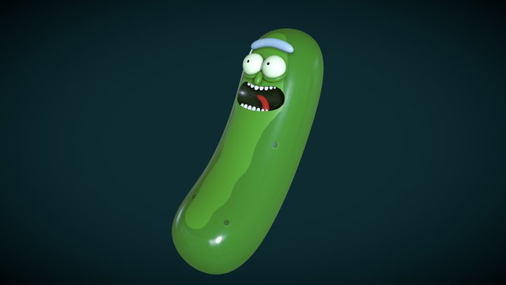 Pickle Rick 2.0 3D Model