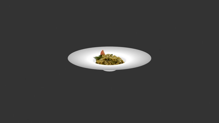 Pasta Pesto 3D Model