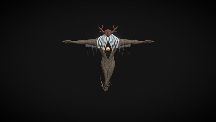 Future devil chainsow man 3D Model