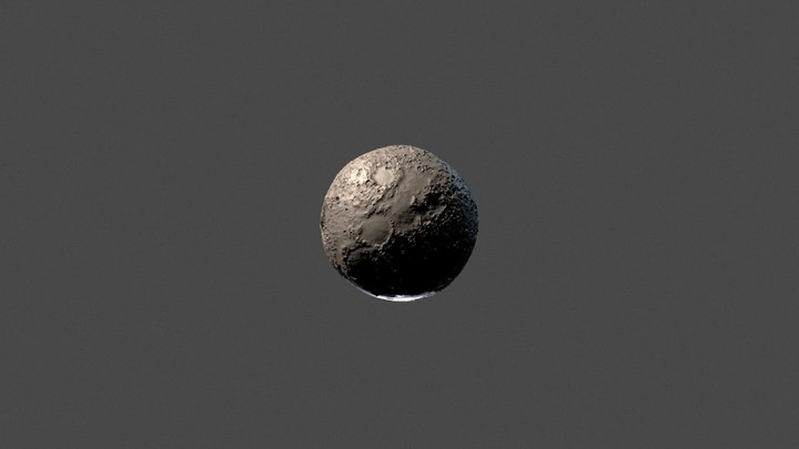 Download a Free 3D Moon Model for Printing 3D Model