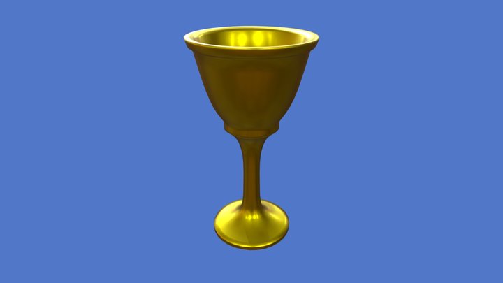 Blank Goblet 3D Model