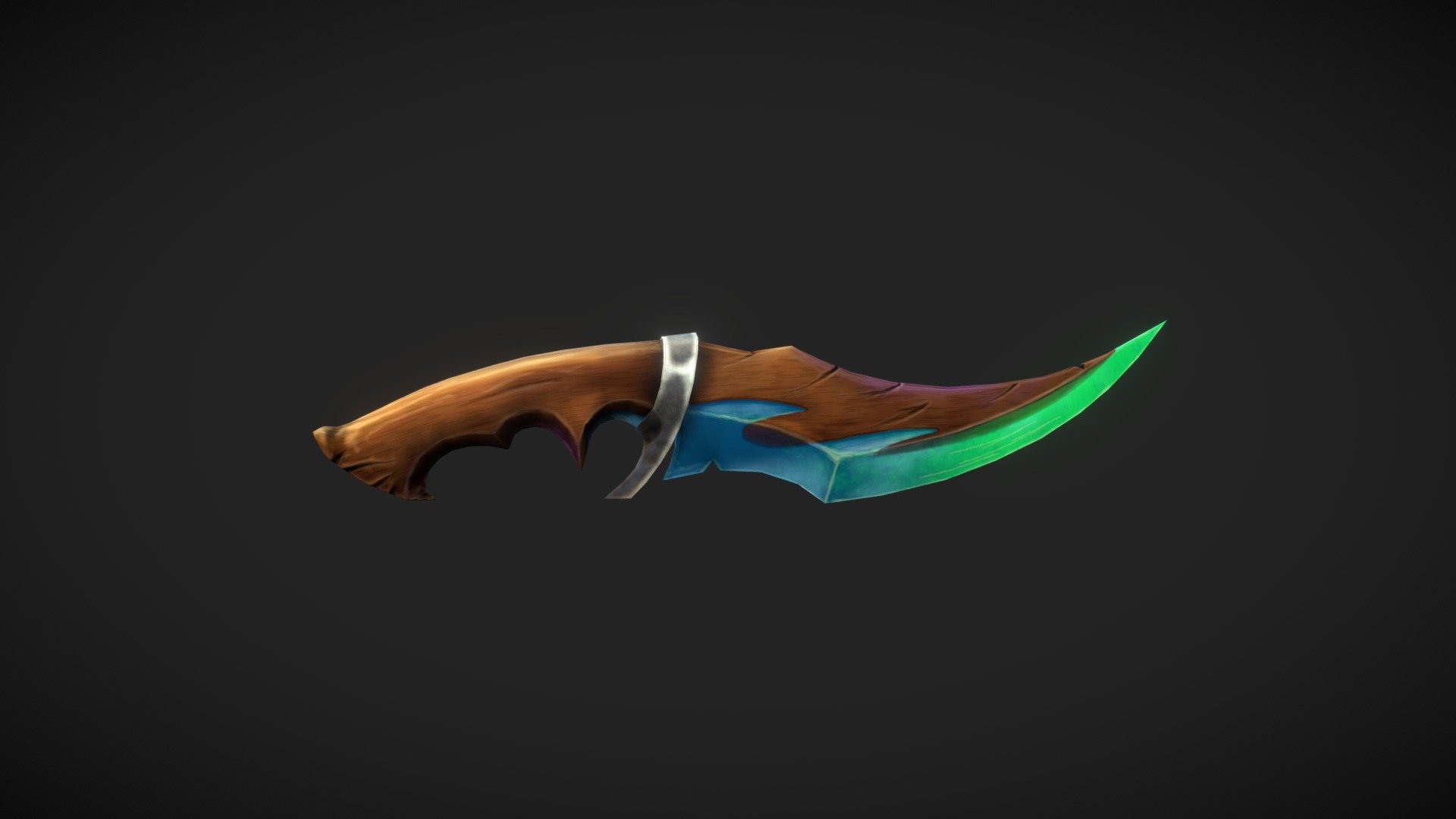 Stylized dagger - 3D model by Evgeniya.Abramova [8a30903] - Sketchfab