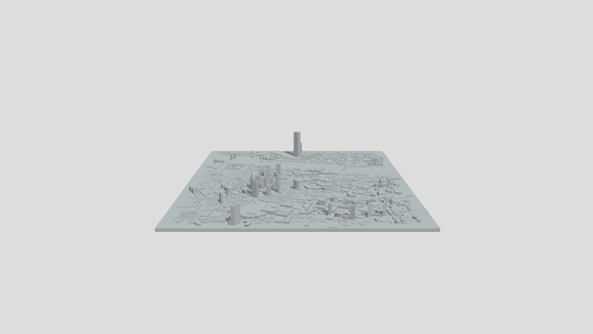 3D Map Of The City Of London