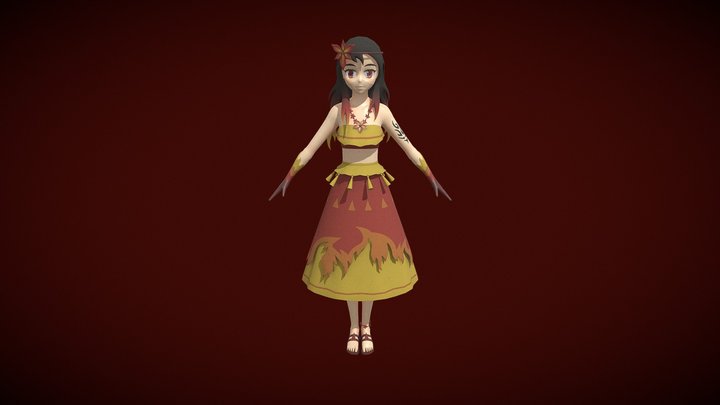 Ahi (Kongen: Spectrum Deity) 3D Model