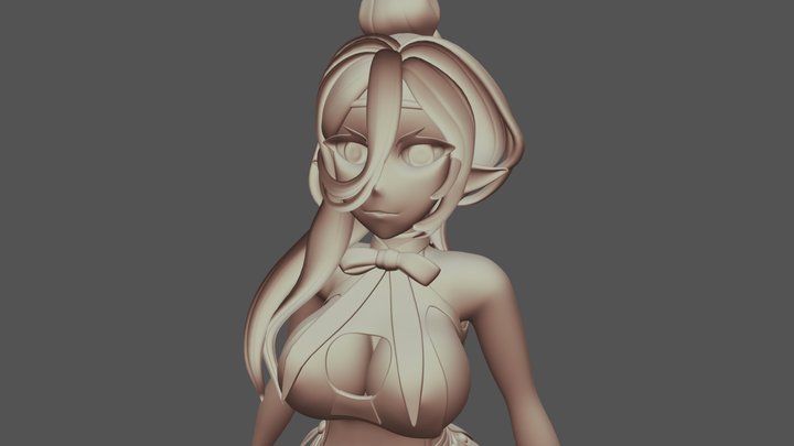 Dark Elf (WIP) 3D Model