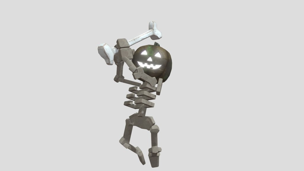 Rec Room - Skeleton Pumpkin Mini Boss