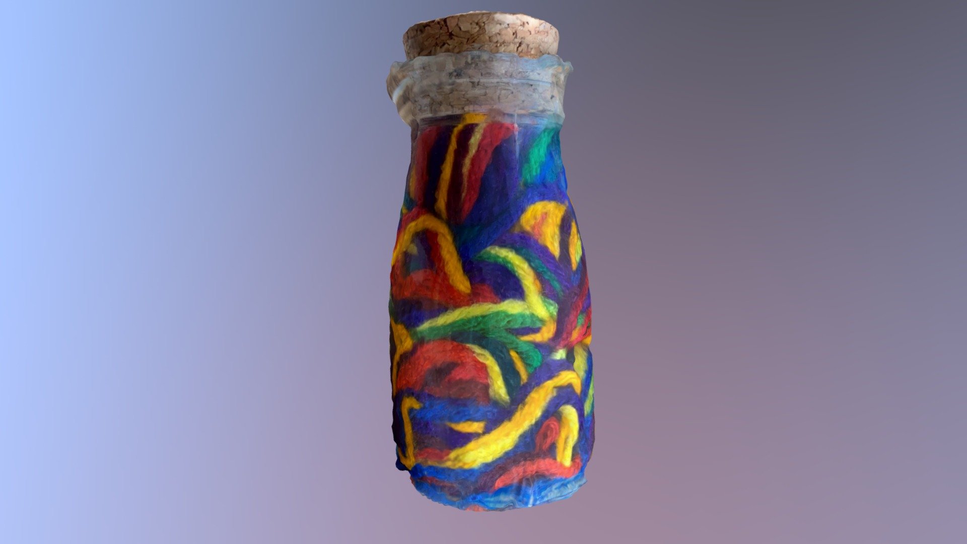 Day 089: Yarn in a bottle