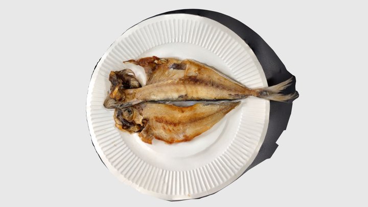Horse Mackerel Opening (Scaniverse) 3D Model