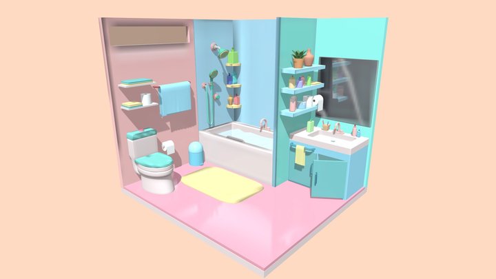 BathRoom 3D Model