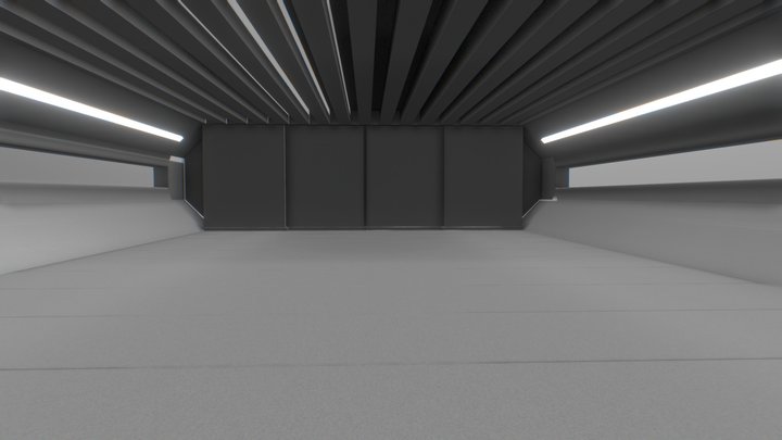 Modern Garage 3D Model