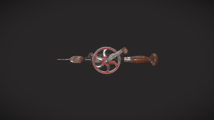 Millers Falls No. 980 Drill 3D Model