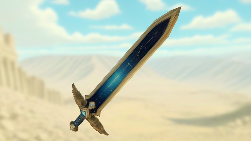 Blue Cosmic Sword