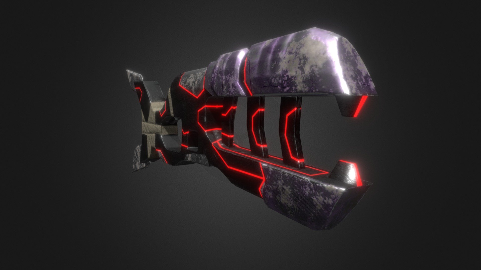 Halo Brute Rifle 3D model by Hakuru15 [8a378bf] Sketchfab
