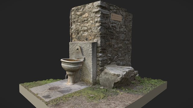 Fountain 3D Model