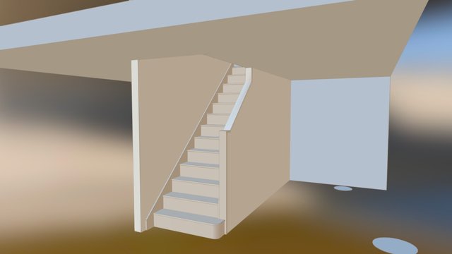 complete stair 3D Model
