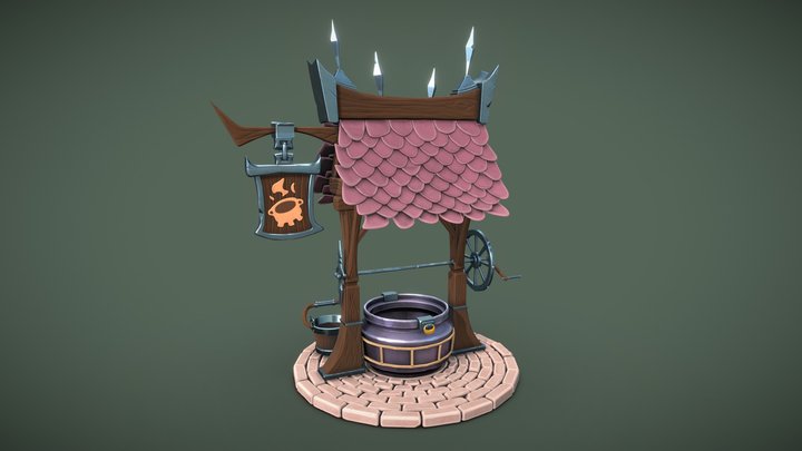 Witch Craft - Textured 3D Model
