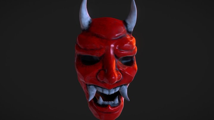 Oni Mask 3D Model