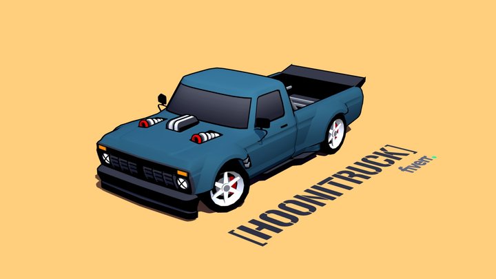 Stylized Truck #FiverrOrder 3D Model