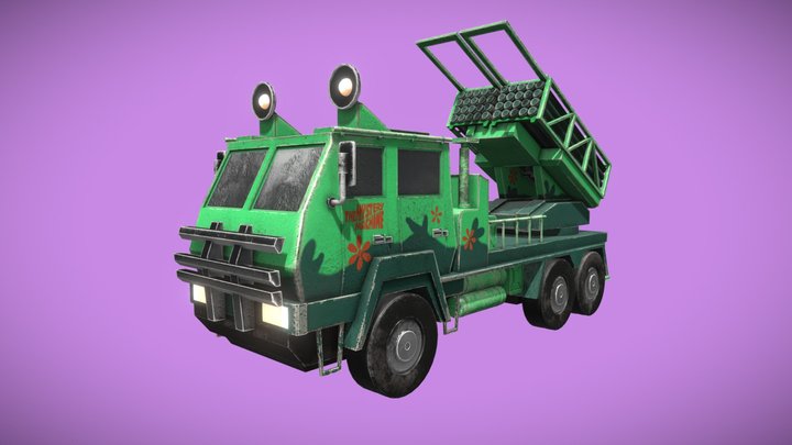 MYSTERY MACHINE MLRS 3D Model